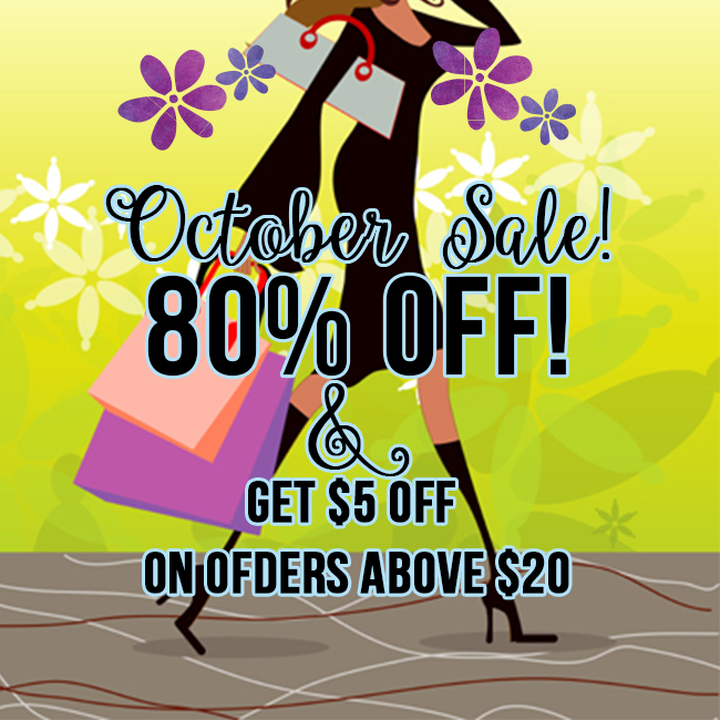 80% OFF sale at the store shop clipart , vector graphics