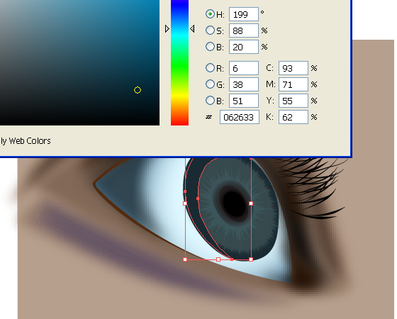 041 An expressive shining eye tutorial :Part II