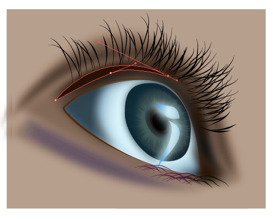 050 An expressive shining eye tutorial :Part II
