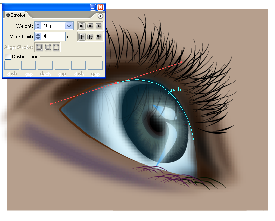 052 An expressive shining eye tutorial :Part II
