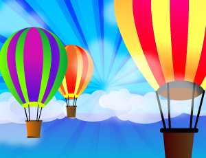 preview11 Create a Cool Air Balloon Wallpaper