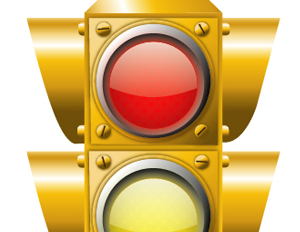 012 Create a Detailed Vector Traffic Light with Simple Shapes, Gradients, and Glows