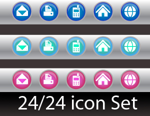 icons1 24/24 Icons Set