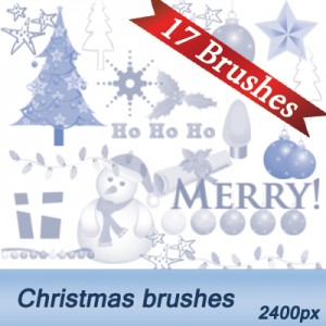 preview1 Christmas Drawings Photoshop Brushes