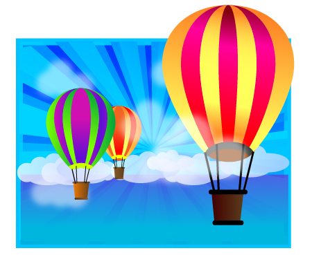 24 Create a Cool Air Balloon Wallpaper