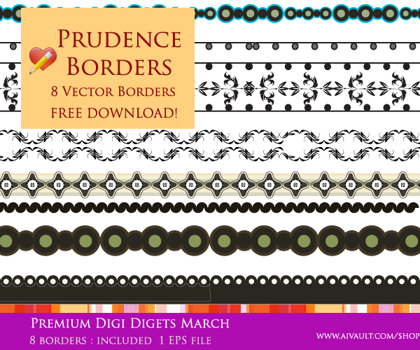 broders preview Digi Digest March issue is out!: Prudence Collection