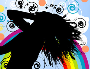 image36 prev Free Illustration Thursday! :-Flash Dance Book Cover illustration
