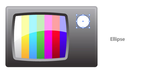 tv tut 16 illustrator Tutorials : How to create a Television Icon