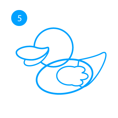 05 How to Draw a Cartoon Duck , Character illustration