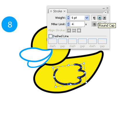 09 How to Draw a Cartoon Duck , Character illustration