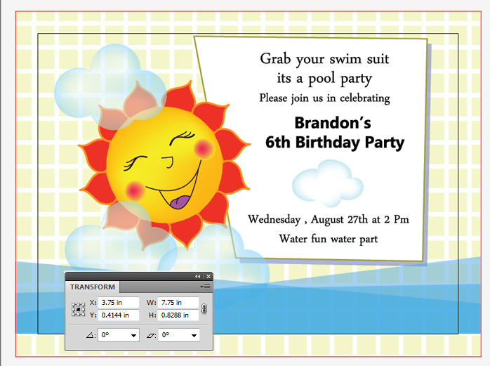 suncard 0005 Layer 20b Tutorial : How to Create a Print Ready Invite with Bleeds