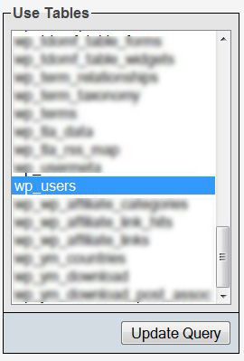 Capture1 How to Export User list from Wordpress Database for mailing lists