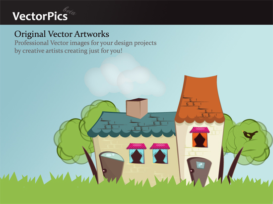 home 0000 Layer 21 Vector Tutorial : The Making of Splash Page for Vector Pics.com