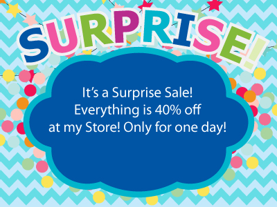 40offsale Surprise Sale 40% off!! One day only!